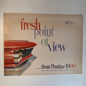 Brochure auto originale Pontiac 1960 - Catalina Bonneville Safari - Foto 1 di 7