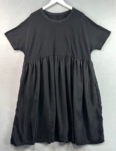 Uma Wang Dress Black Dana Oversized Medium Pockets Frocking Made In Italy $700 - Picture 1 of 14