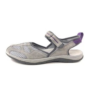 Merrell Siren Wrap Q2 Sport Sandals Womens Size 8 EU 39 Gray Leather Summer Flat - Picture 1 of 12