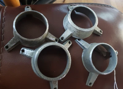 4 - LÁMPARA TRASERA PUERTA LUZ TRASERA BISEL EMBELLECEDOR 1954 FORD CRESTLINE CUSTOM B4A-13443-B Foto 1 de 4