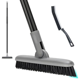 Grout Brush with Long Handle, 49'' Tile Cleaner Tool for Shower, Floors Scrub... - Picture 1 of 7