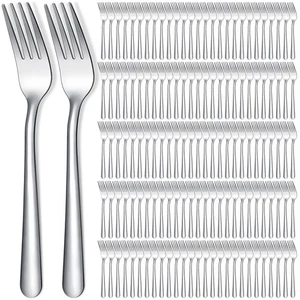 300 Pcs Stainless Steel Dinner Forks Set 8 Inch Bulk Metal Forks Restaurant S... - Picture 1 of 7