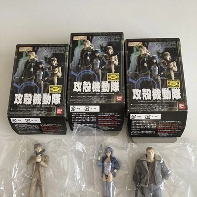Ghost in the Shell HG 2004 Figure Set Motoko Batou Togusa Bandai ABS 3pcs Japan - Image 1 of 4