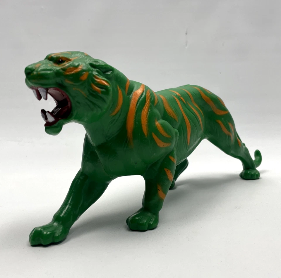 Figura Tigre Mattel 1976 MOTU Battle Cat Original Big Jim Tarzan Molde He-Man Foto 1 de 4
