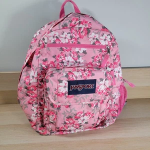 Jansport The Big Student Rucksack Diamond Plumeria rosa Blumen Schultasche Büchertasche - Bild 1 von 11