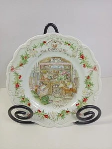 Royal Doulton Brambly Hedge " The Discovery " By Jill Barklem 1985 Cabinet Plate - Picture 1 of 20