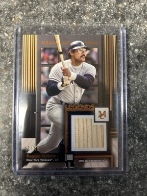 2024 TOPPS MUSEUM REGGIE JACKSON /49 #MMRL-RJA MEANINGFUL MATERIAL RELIC LEGEND - Image 1 of 2