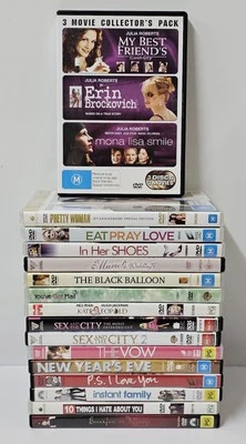 Chick Flick DVD Bundle Lot x16 Romance Comedy Love Drama Girls Night In Region 4 - image 1 of 4