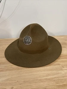 Boy Scouts of America Stetson Scout Master Felt Campaign Hat Size 6 3/4 - Picture 1 of 7