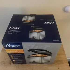 Oster Compact S/S Deep Fryer New - Picture 1 of 8