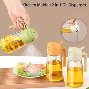 Kitchen Maiden 2 in 1 Ölspender, Kitchen Maiden Ölsprüher, Speiseöl - Bild 1 von 7