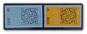 Ireland | SG.269-270 | Hib.C.138-139 | 1969 I.L.O. 50th Anniversary | MNH - Picture 1 of 1