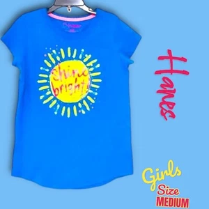 Hanes Shine Bright Girls Graphic Tee Shirt. Size Medium. - Picture 1 of 5