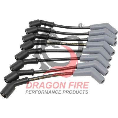 Juego de cables de bujías Dragon Fire Black Street Series Performance LS 4,8 L 5,3 L 6,0 Foto 1 de 4