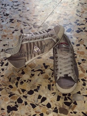 Sneaker Donna Le Coq Sportif Sauvage Metallic Argento Taglia 40 Listino 90€ - Immagine 1 di 4