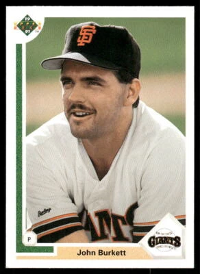 John Burkett 1991 Upper Deck #577 San Francisco Giants - Image 1 of 2