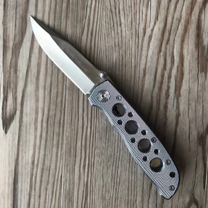 Smith & Wesson SS Extreme Ops CK105H Plain Edge Folding Knife Stainless - Picture 1 of 13