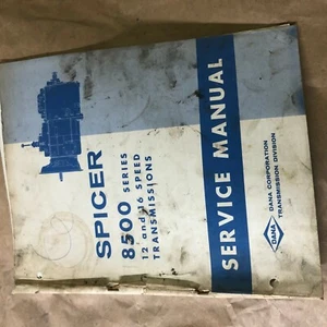 SPICER DANA TRANSMISSION SERVICE MANUAL 8500 12 16 SPEED - Foto 1 di 1