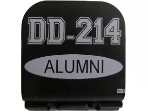 DD-214 Alumni Laser Etched Aluminum Hat Clip Brim-it - Picture 1 of 9
