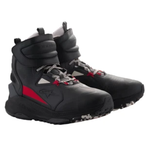 Alpinestars Speedstreet Motorrad Motorradschuhe schwarz ecru hellrot - Bild 1 von 20