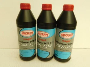 14,-€/l Meguin Megol Getriebeöl MTF GT3 70W-75W 3 x 1 L VW G 052 171 / G 052 527 - Picture 1 of 1