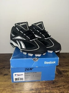 Reebok Black JR. Vero FL III Low M Baseball Cleats Size USA 4 New With Box - Picture 1 of 15