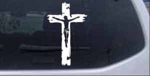 Jesus on the Cross Car or Truck Window Laptop Decal Sticker 6X3.8 - Picture 1 of 33