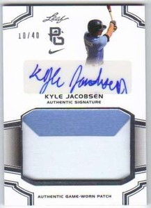 2016 Leaf Perfect Game National Showcase Silver Patch AUTO /26 Kyle Jacobsen