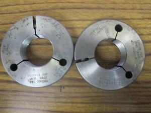 Juego de anillos de hilo Go & No Go 1.6875"-18 NEF-2 MANO IZQUIERDA - Imagen 1 de 3