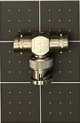 BNC Male to Female Dual 2 Splitter Triple T Type BNC Adapter Connector_Type 1 - Image 1 of 2