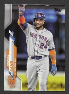 2020 Topps #4 Robinson Cano New York Mets