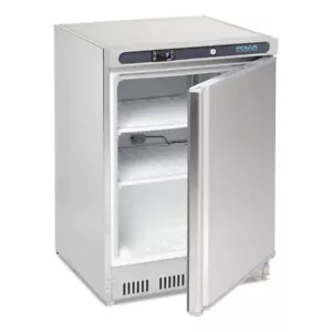 POLAR UNDERCOUNTER FREEZER 140LTR STAINLESS STEEL CD081-A - Picture 1 of 5