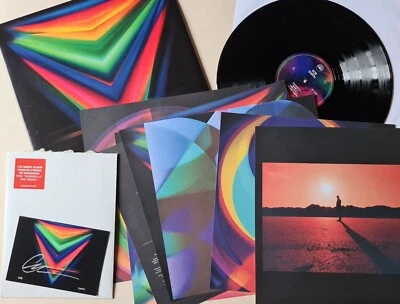 SIGNED Ed O'Brien (Radiohead) deluxe EOB Earth vinyl LP Like New mint art prints - Image 1 of 4