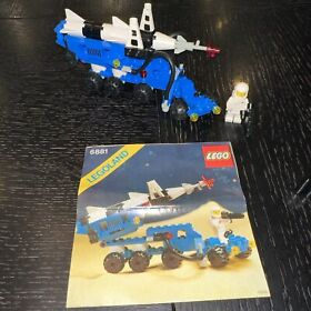 Vintage 1984 LEGO 6881 Lunar Rocket Launcher 100% Complete with Instructions