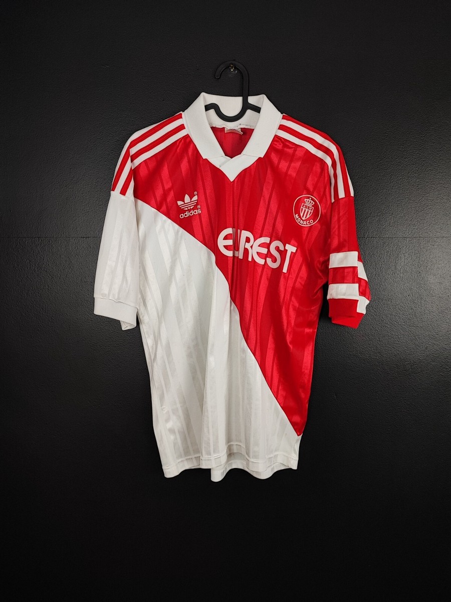 90s adidas フットボールウェア　レッド　激レア　モナコ　monaco 90s adidas フットボールウェア レッド 激レア モナコ monaco モナコ