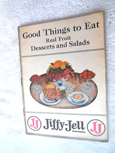 1920's recipe booklet cook book "Jiffy-Jell Good Things" gelatine Waukesha, Wis.
