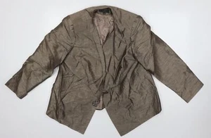 Ann Harvey Womens Brown Jacket Size 16 - Mushroom - Picture 1 of 10