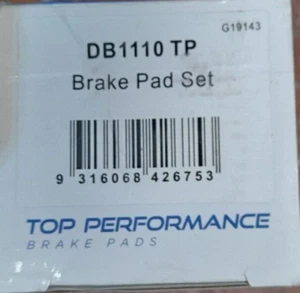 Top Performance Brake Pad (DB1110TP) - Picture 1 of 2