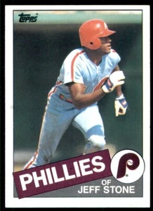 Topps Baseball #476 1985 Jeff Stone novato - Imagen 1 de 2