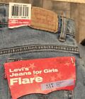 Levi’s 517 Jeans For Girls Flar Stretch Slim Fit New With Tag Vtg Sz 16 Slim