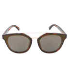 Kenneth Cole Reaction Brown Mirror Round Unisex Sunglasses KC2835 63
