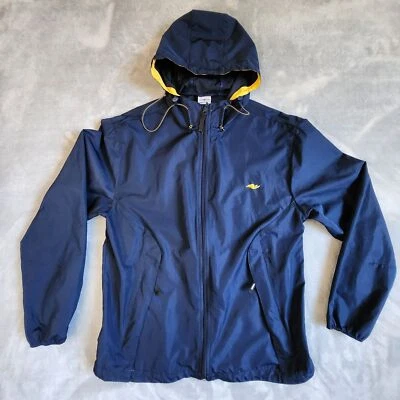 Athletic Works Windbreaker Jacket Small Blue Adjustable Hood Outdoor Active Zip - Image 1 of 4
