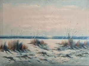 Gemälde Dünenlandschaft Meer Handsigniert Taylor (XX) 90x120cm - Bild 1 von 20