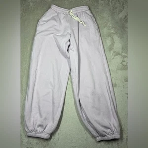 Out From Under Light Purple Lilac Elastic Drawstring Waist Joggers Size XS - Picture 1 of 16