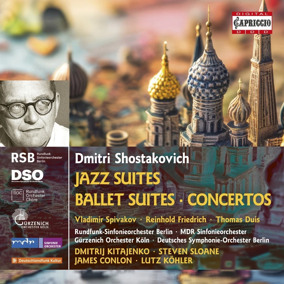 Dmitri Shostakovic Dmitri Shostakovich: Jazz Suites/Ballet Suites/Concerto (CD) - Bild 1 von 1