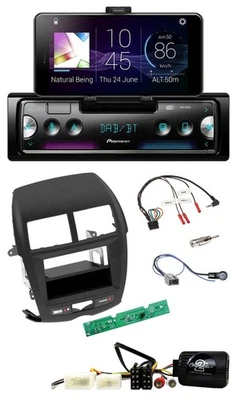 Pioneer USB Lenkrad Bluetooth DAB Autoradio für Mitsubishi ASX 2010-2014 - Bild 1 von 4