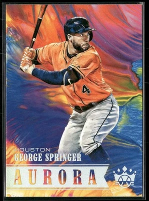 2018 PANINI DIAMOND KINGS AURORA GEORGE SPRINGER HOUSTON ASTROS #A1 - Image 1 of 2