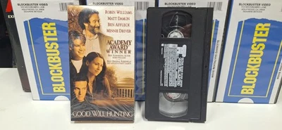 🍿 Good Will Hunting VHS Tape Movie Robin Williams Matt Damon - Image 1 of 2