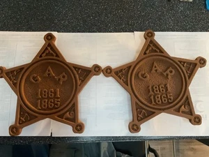 CIVIL WAR GRAVE MARKERS - Picture 1 of 2