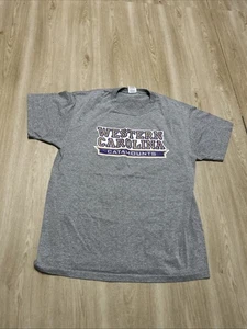 Western Carolina University Catamounts Gray T-Shirt Men’s Size L - Picture 1 of 3